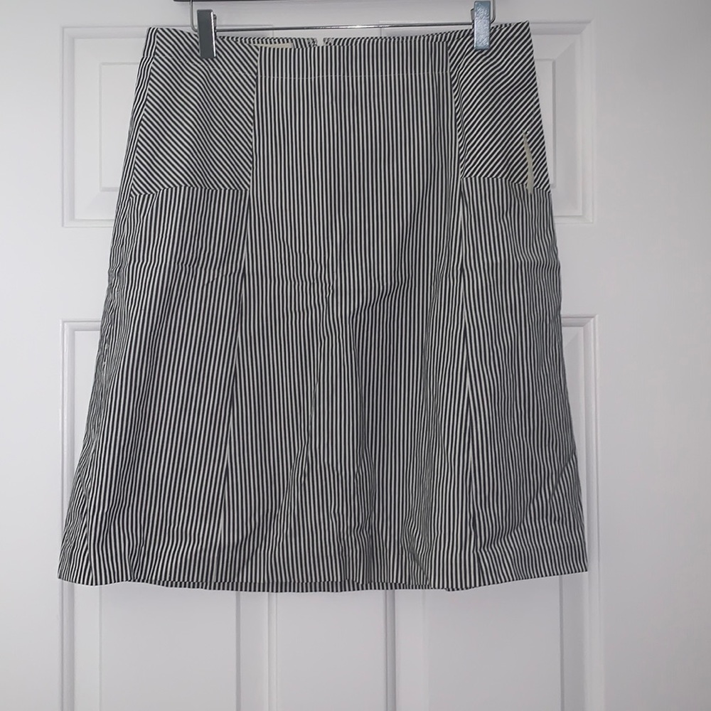 White/Denim (blue) skirt